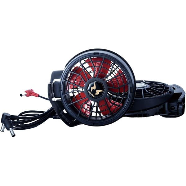 【未使用】空調風神服 ハイパワーファンユニット・バッテリーセット① 空調風神服 24vハイパワーファンセット・24vリチウムバッテリー